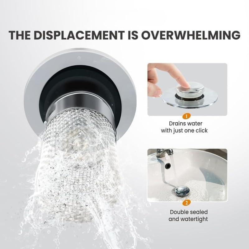 Stainless Steel Sink Hair Filter & Drain Stopper